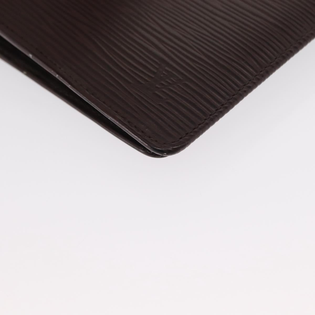 LOUIS VUITTON Epi Portefeuille Marco Bifold Wallet Mocha M6354D LV Auth 165463