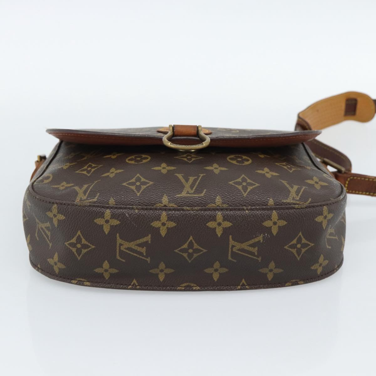 LOUIS VUITTON Monogram Saint Cloud GM Shoulder Bag M51242 LV Auth 165485