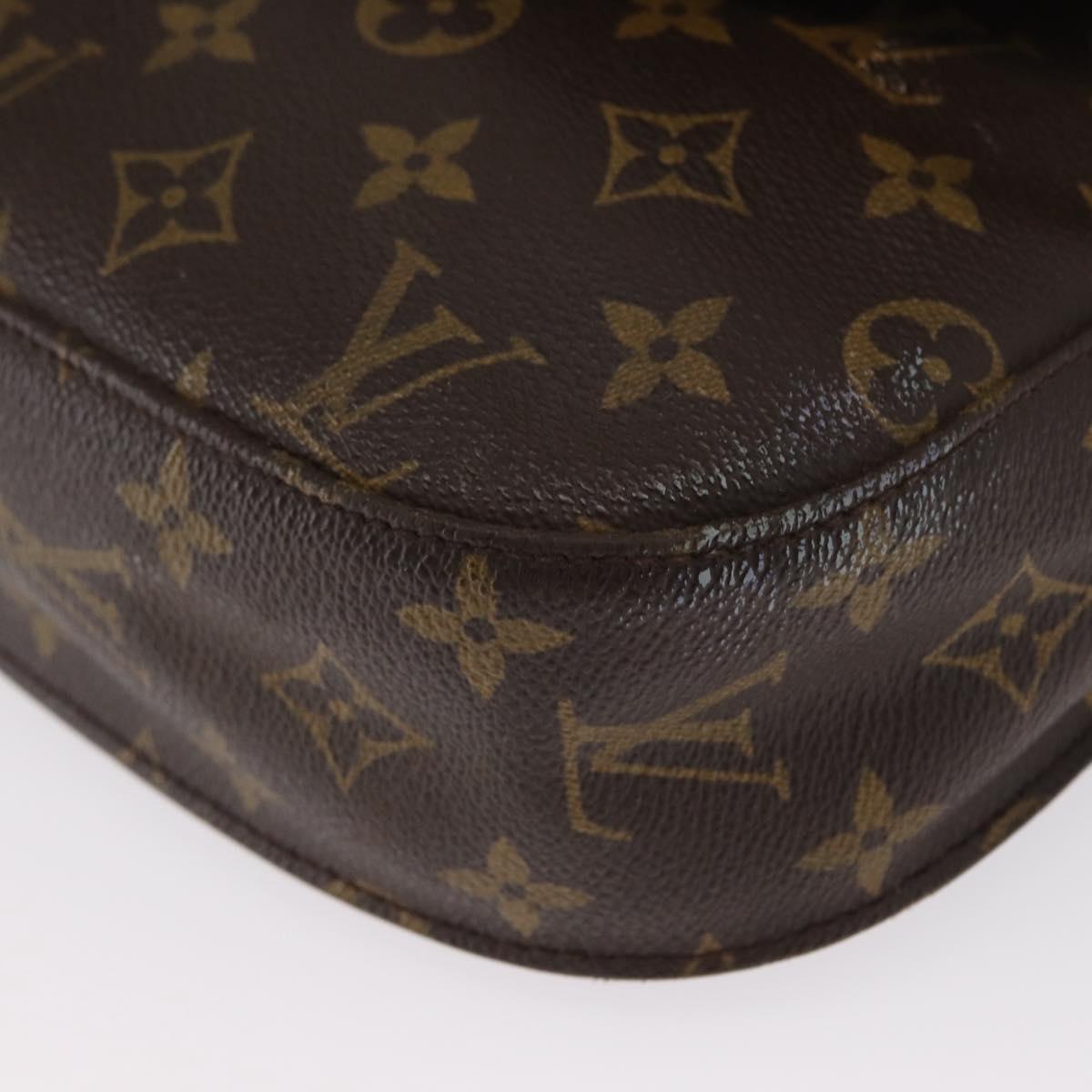 LOUIS VUITTON Monogram Saint Cloud GM Shoulder Bag M51242 LV Auth 165485