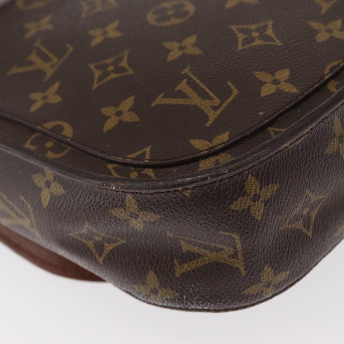 LOUIS VUITTON Monogram Saint Cloud GM Shoulder Bag M51242 LV Auth 165485