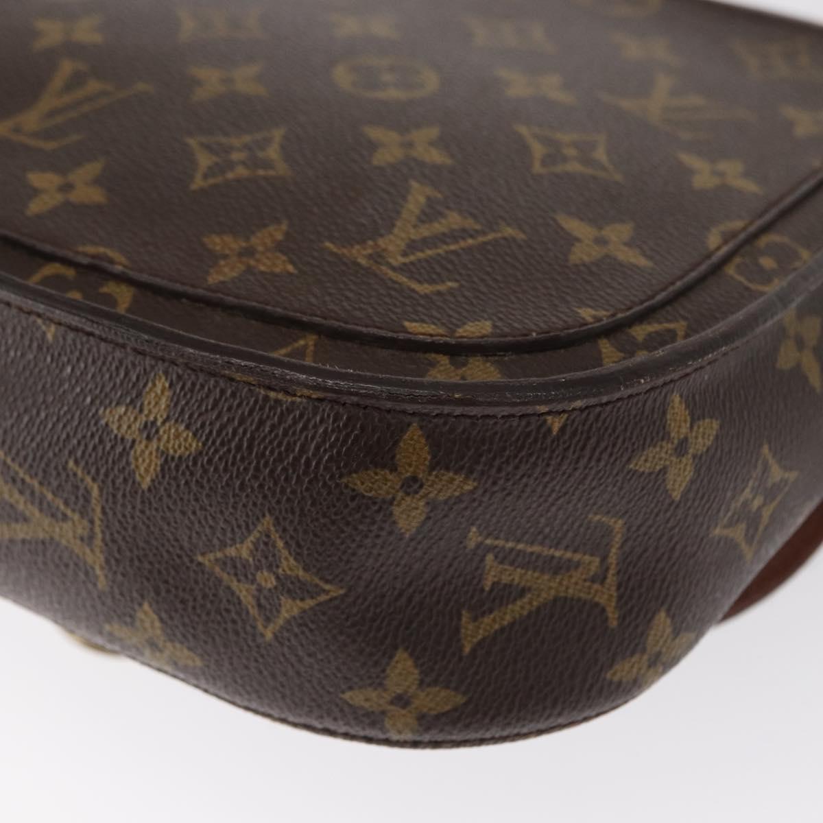 LOUIS VUITTON Monogram Saint Cloud GM Shoulder Bag M51242 LV Auth 165485