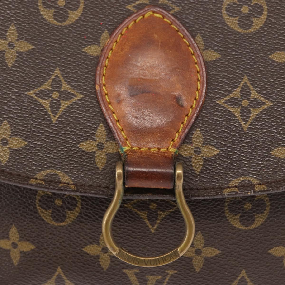 LOUIS VUITTON Monogram Saint Cloud GM Shoulder Bag M51242 LV Auth 165485
