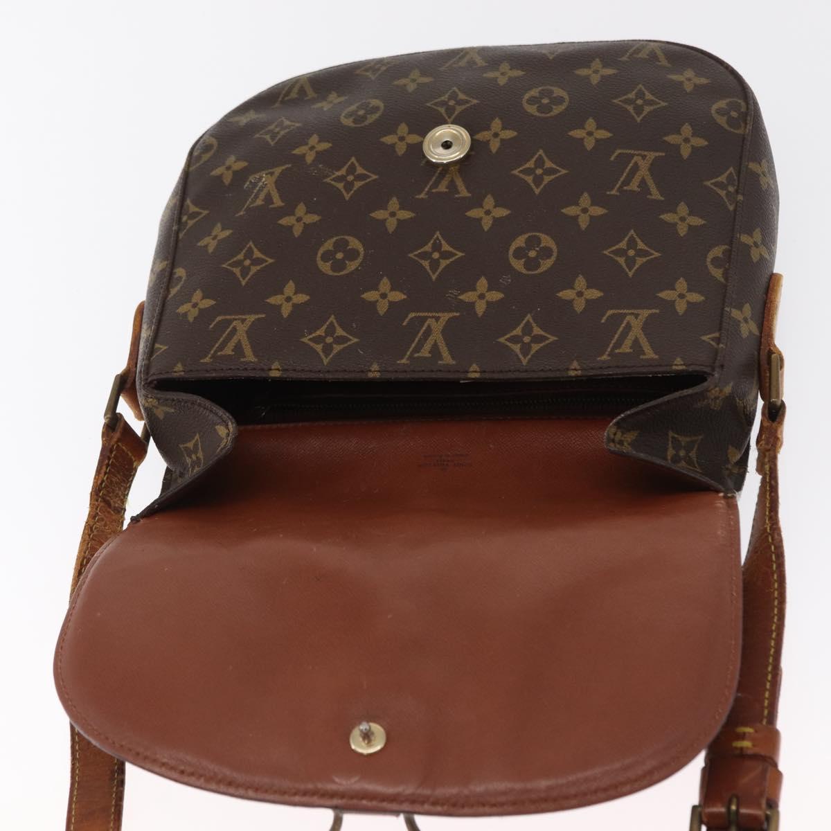 LOUIS VUITTON Monogram Saint Cloud GM Shoulder Bag M51242 LV Auth 165485