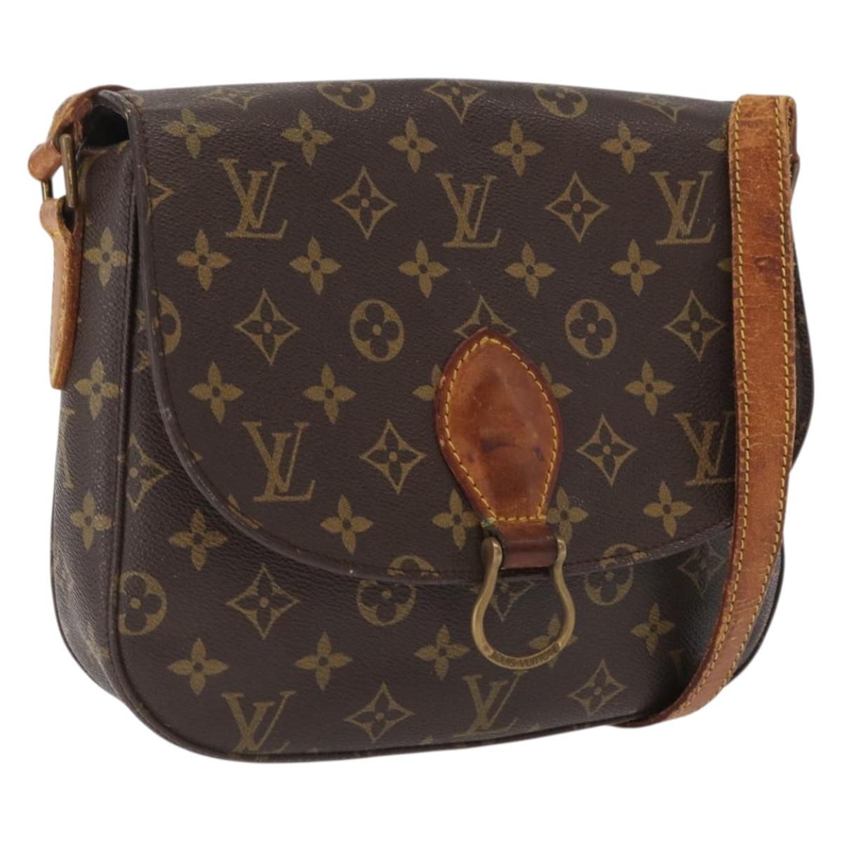 LOUIS VUITTON Monogram Saint Cloud GM Shoulder Bag M51242 LV Auth 165485
