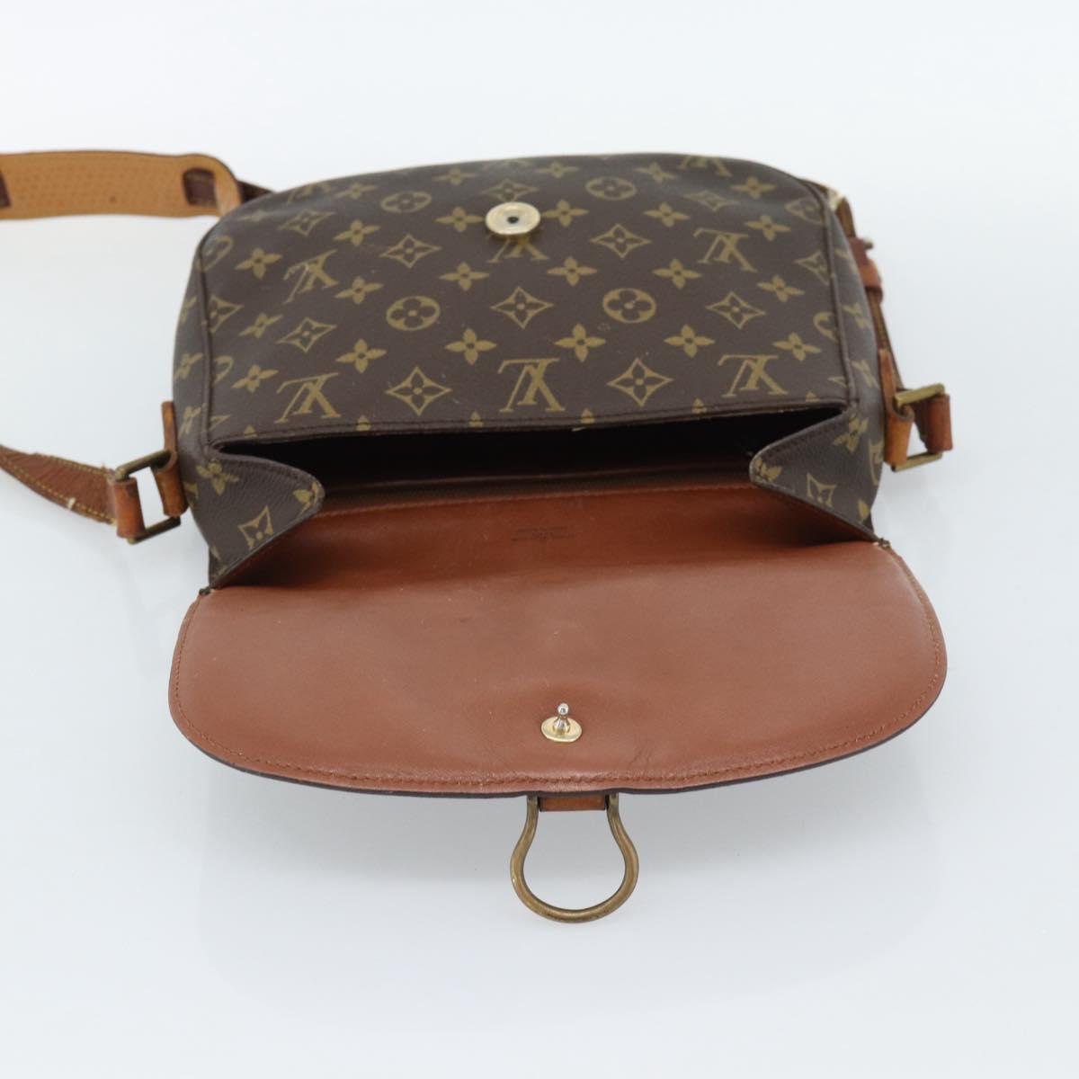 LOUIS VUITTON Monogram Saint Cloud GM Shoulder Bag M51242 LV Auth 165485