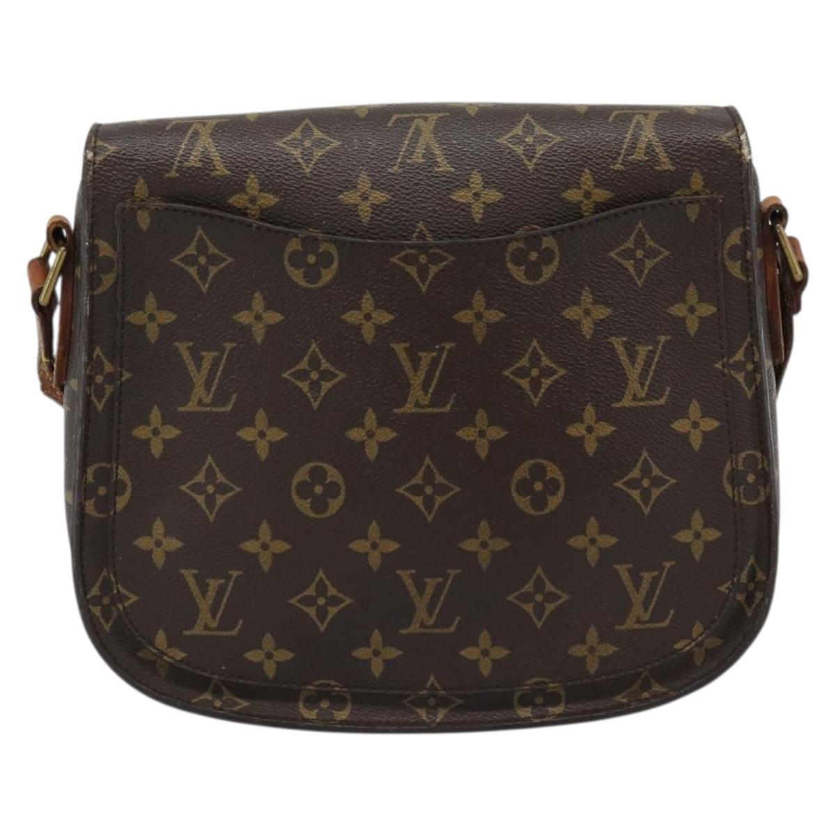 LOUIS VUITTON Monogram Saint Cloud GM Shoulder Bag M51242 LV Auth 165485