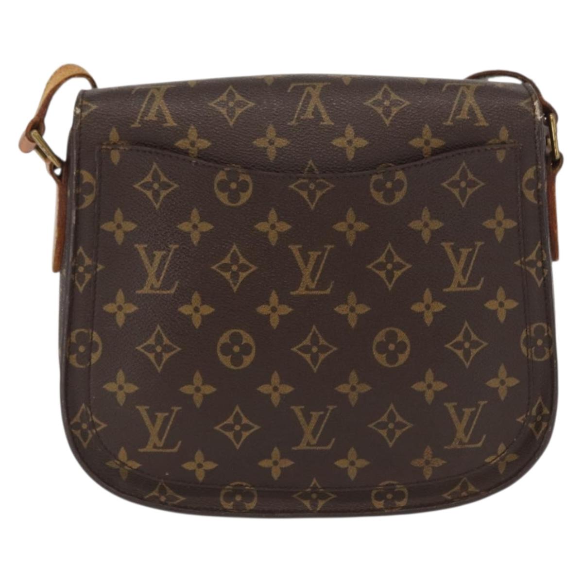 LOUIS VUITTON Monogram Saint Cloud GM Shoulder Bag M51242 LV Auth 165485