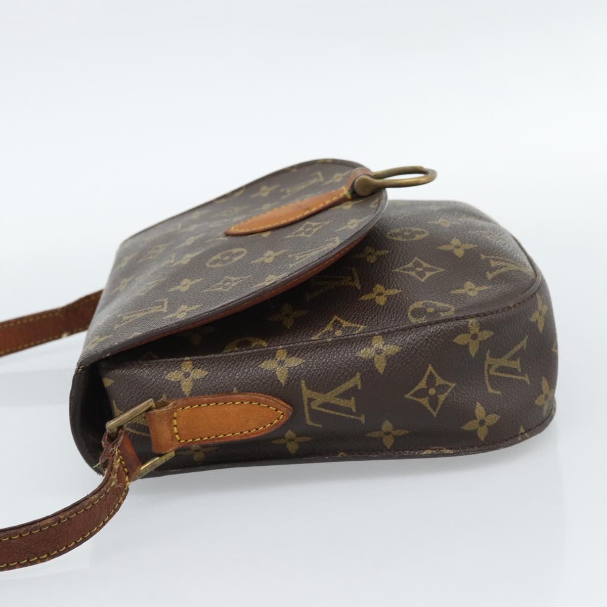 LOUIS VUITTON Monogram Saint Cloud GM Shoulder Bag M51242 LV Auth 165485