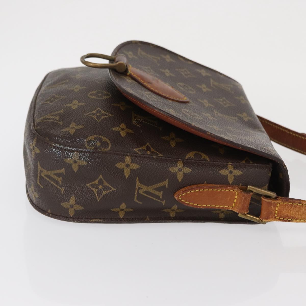 LOUIS VUITTON Monogram Saint Cloud GM Shoulder Bag M51242 LV Auth 165485