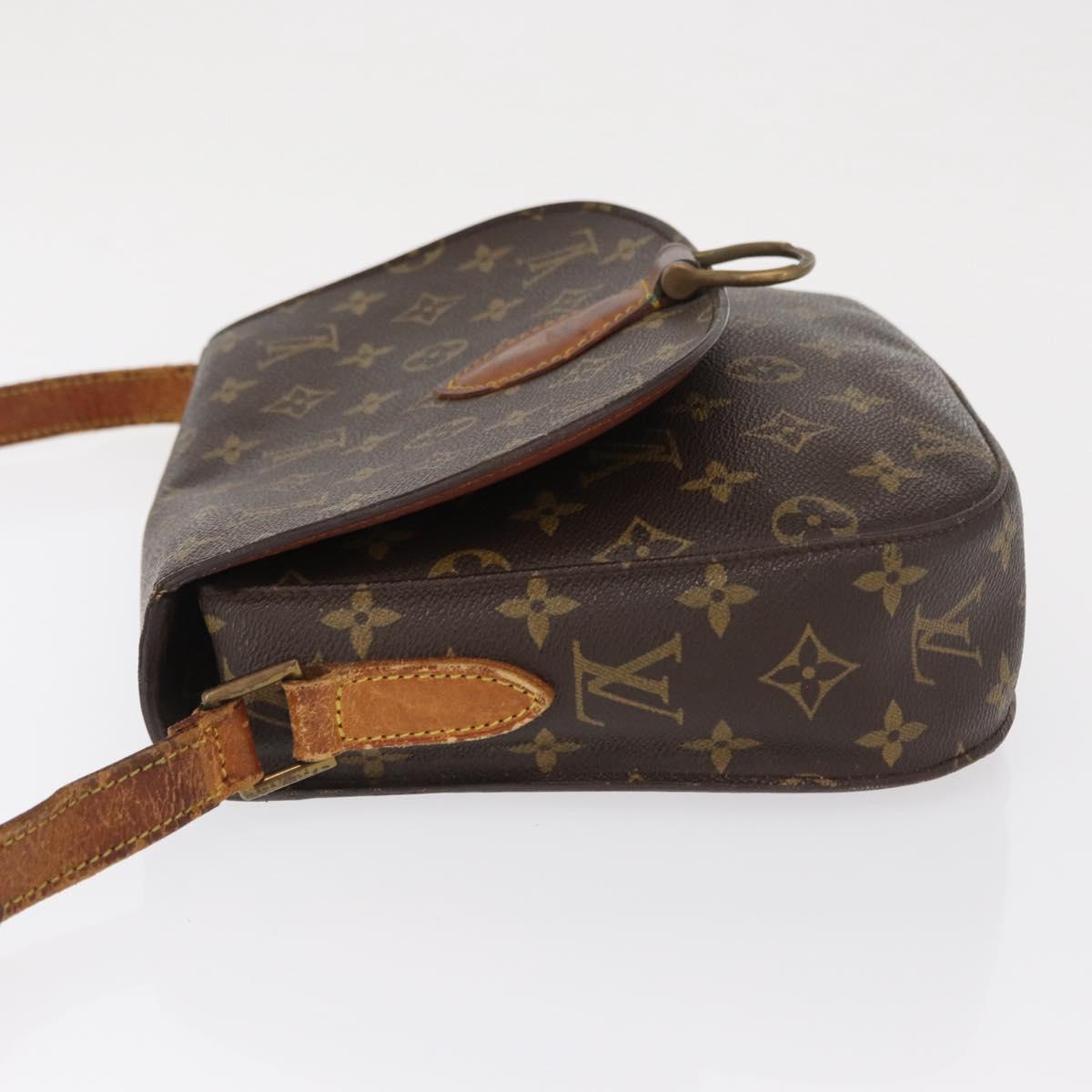LOUIS VUITTON Monogram Saint Cloud GM Shoulder Bag M51242 LV Auth 165485