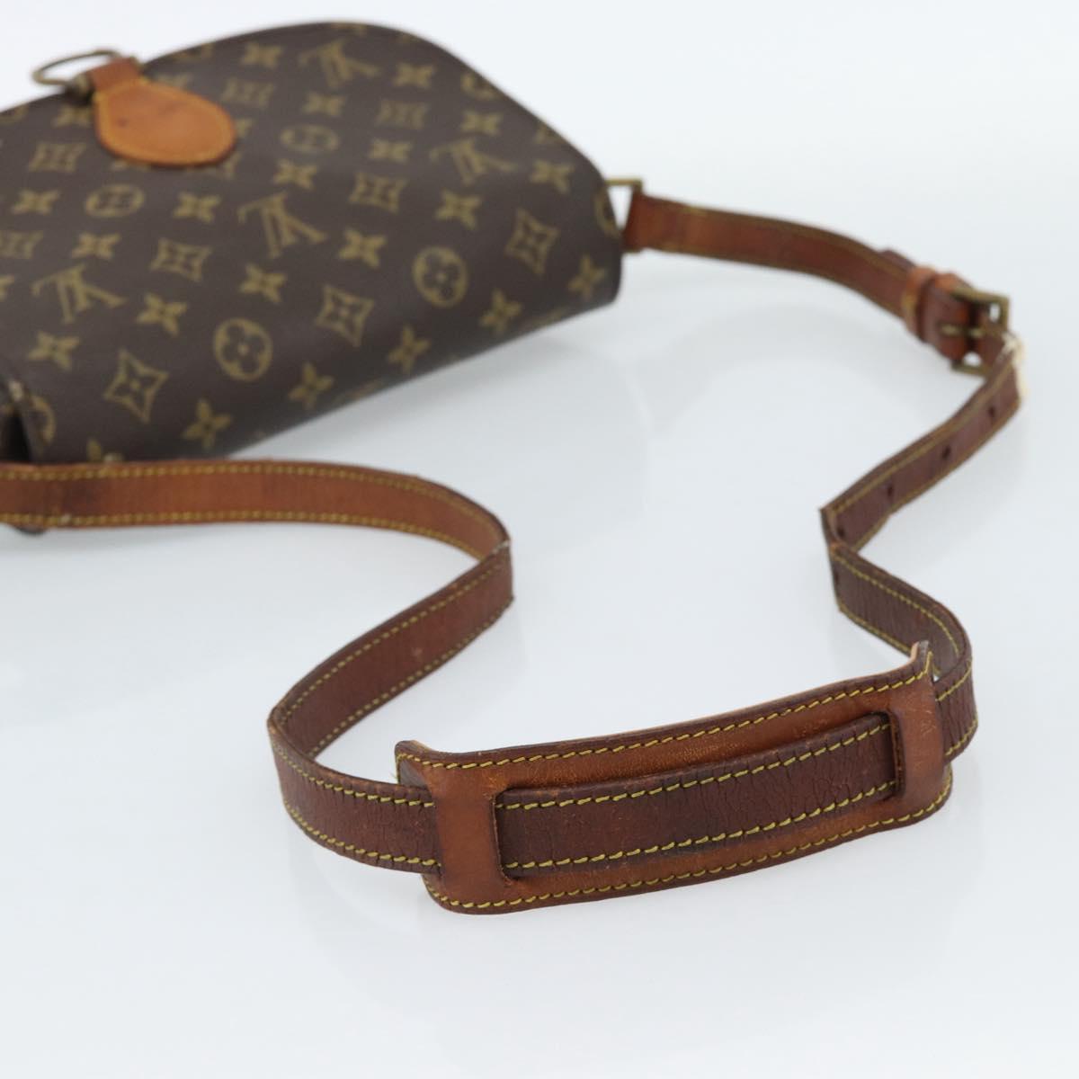LOUIS VUITTON Monogram Saint Cloud GM Shoulder Bag M51242 LV Auth 165485