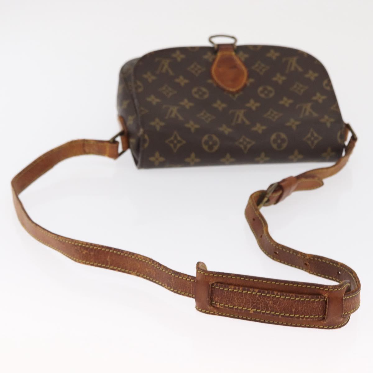 LOUIS VUITTON Monogram Saint Cloud GM Shoulder Bag M51242 LV Auth 165485