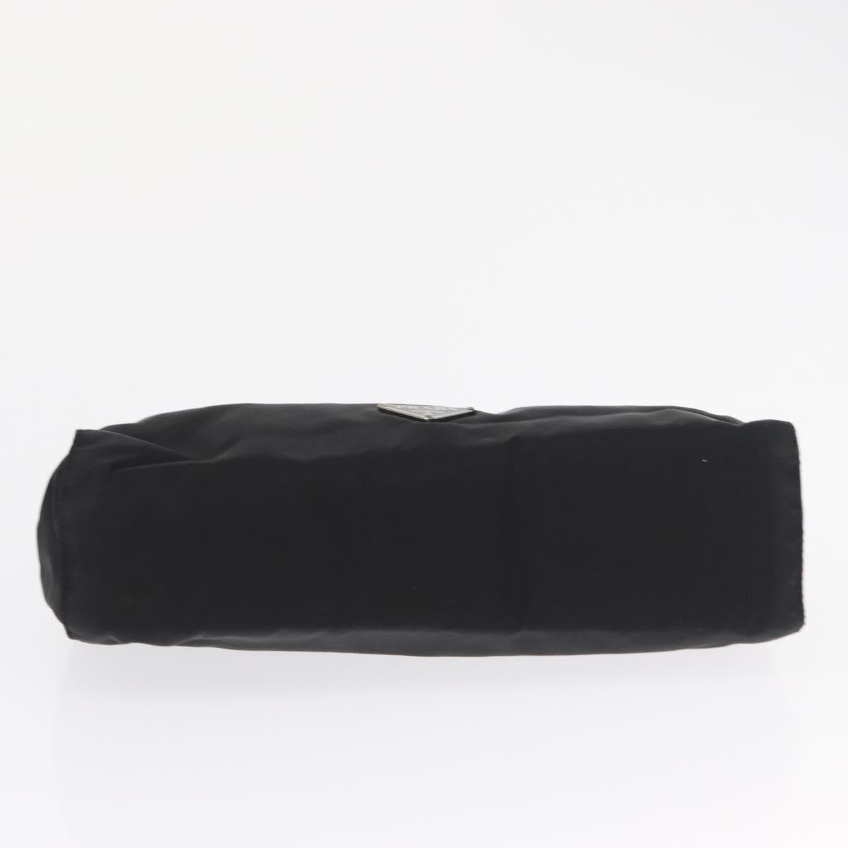 PRADA Pouch Nylon Black Auth 165499