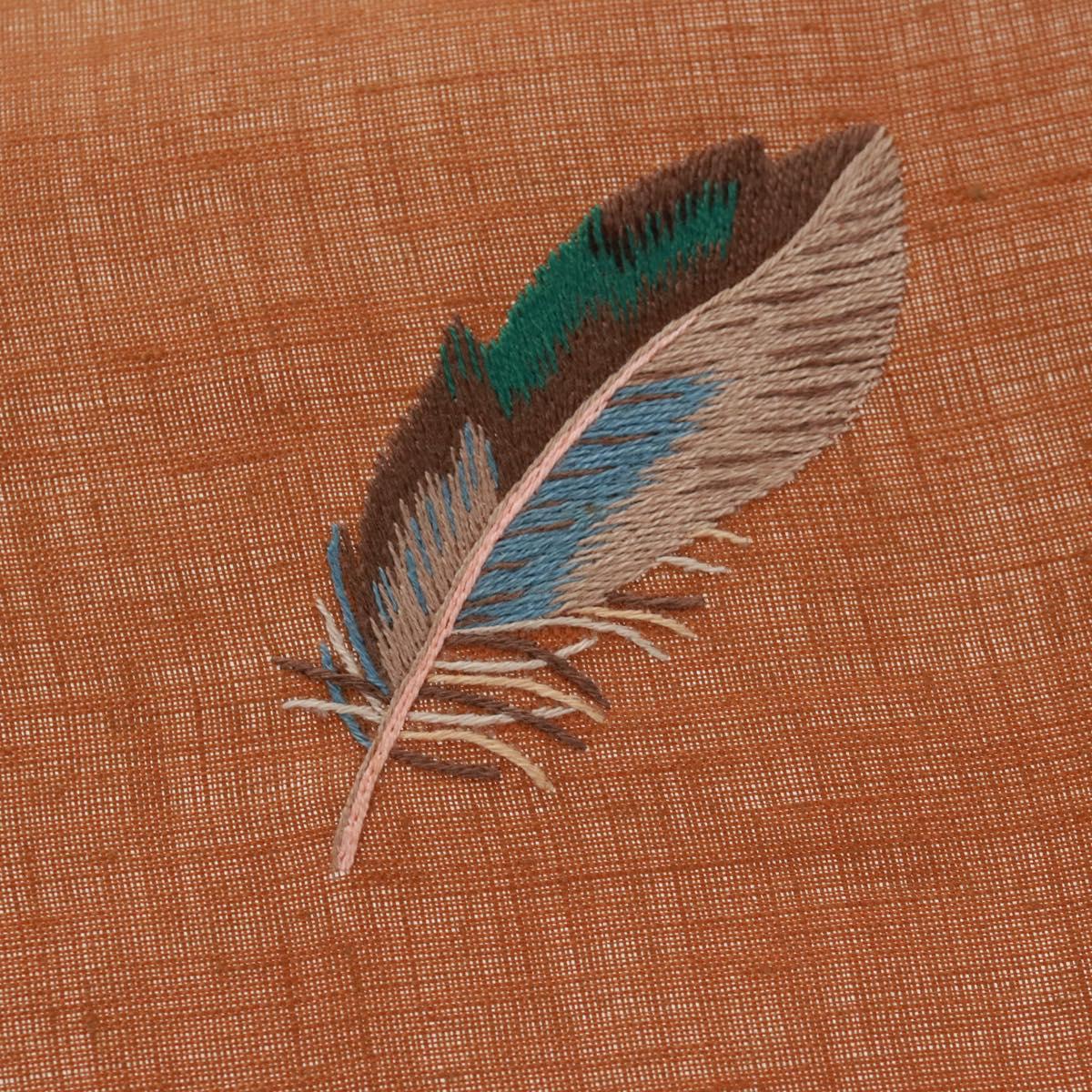 HERMES Place Mat Canvas Brown Auth 165512A