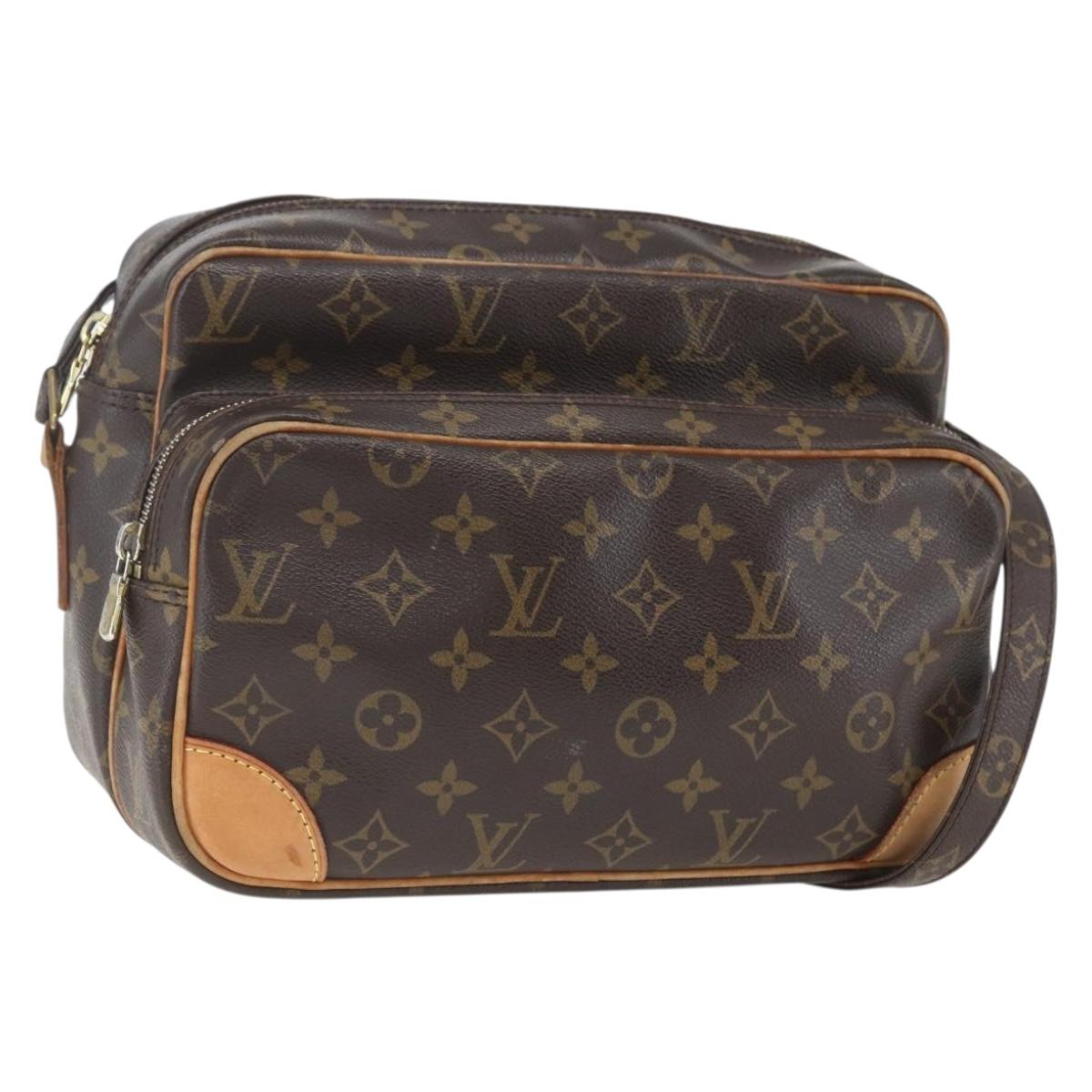 LOUIS VUITTON Monogram Nile Shoulder Bag M45244 LV Auth 165513