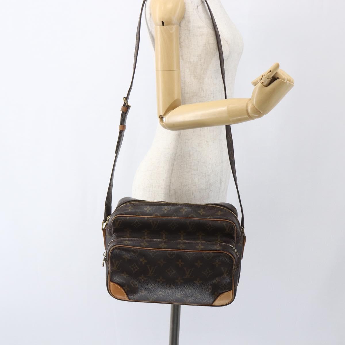 LOUIS VUITTON Monogram Nile Shoulder Bag M45244 LV Auth 165513