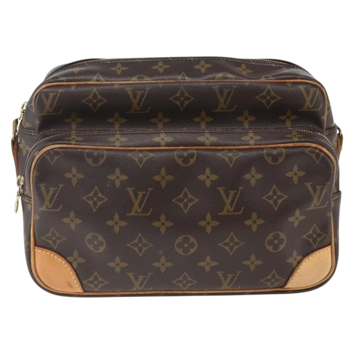 LOUIS VUITTON Monogram Nile Shoulder Bag M45244 LV Auth 165513