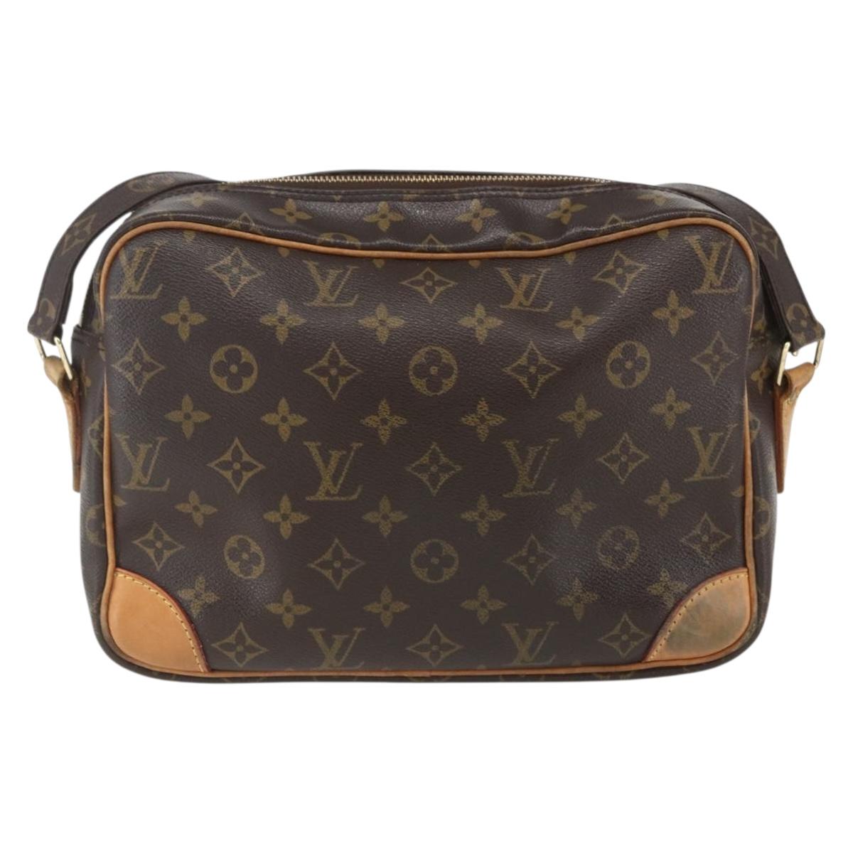 LOUIS VUITTON Monogram Nile Shoulder Bag M45244 LV Auth 165513