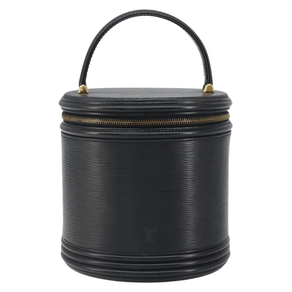 LOUIS VUITTON Epi Cannes Hand Bag Black M48032 LV Auth 165515