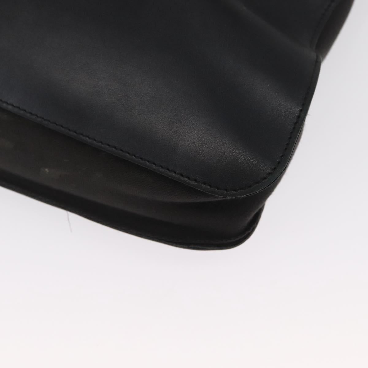 BOTTEGA VENETA INTRECCIATO Hand Bag Leather Black Auth 165550