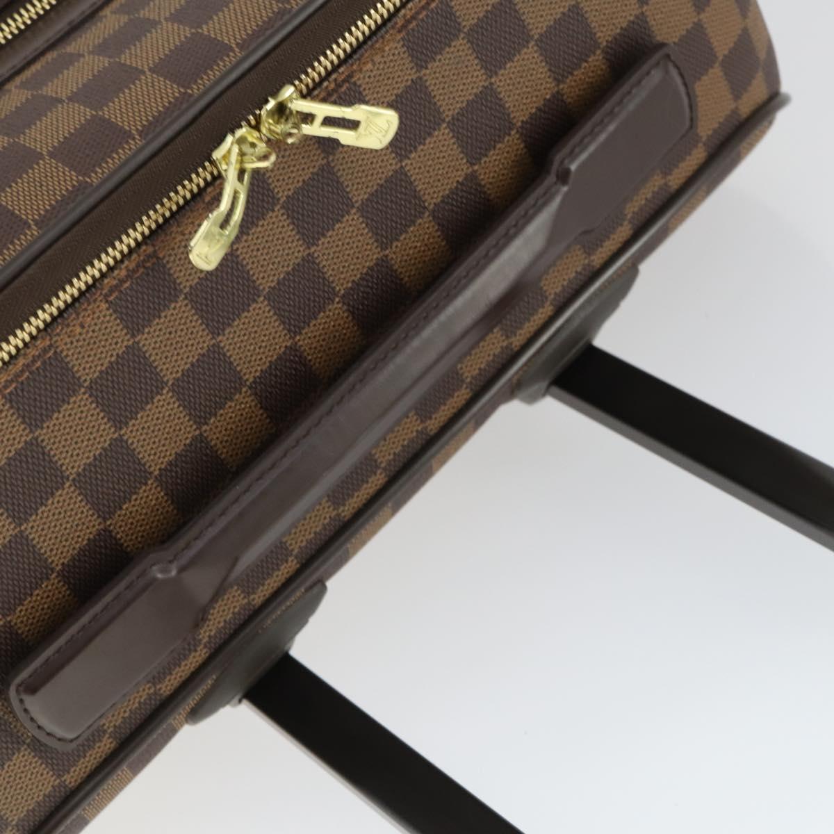 LOUIS VUITTON Damier Ebene Pegas 55 suitcase N23294 LV Auth 165571