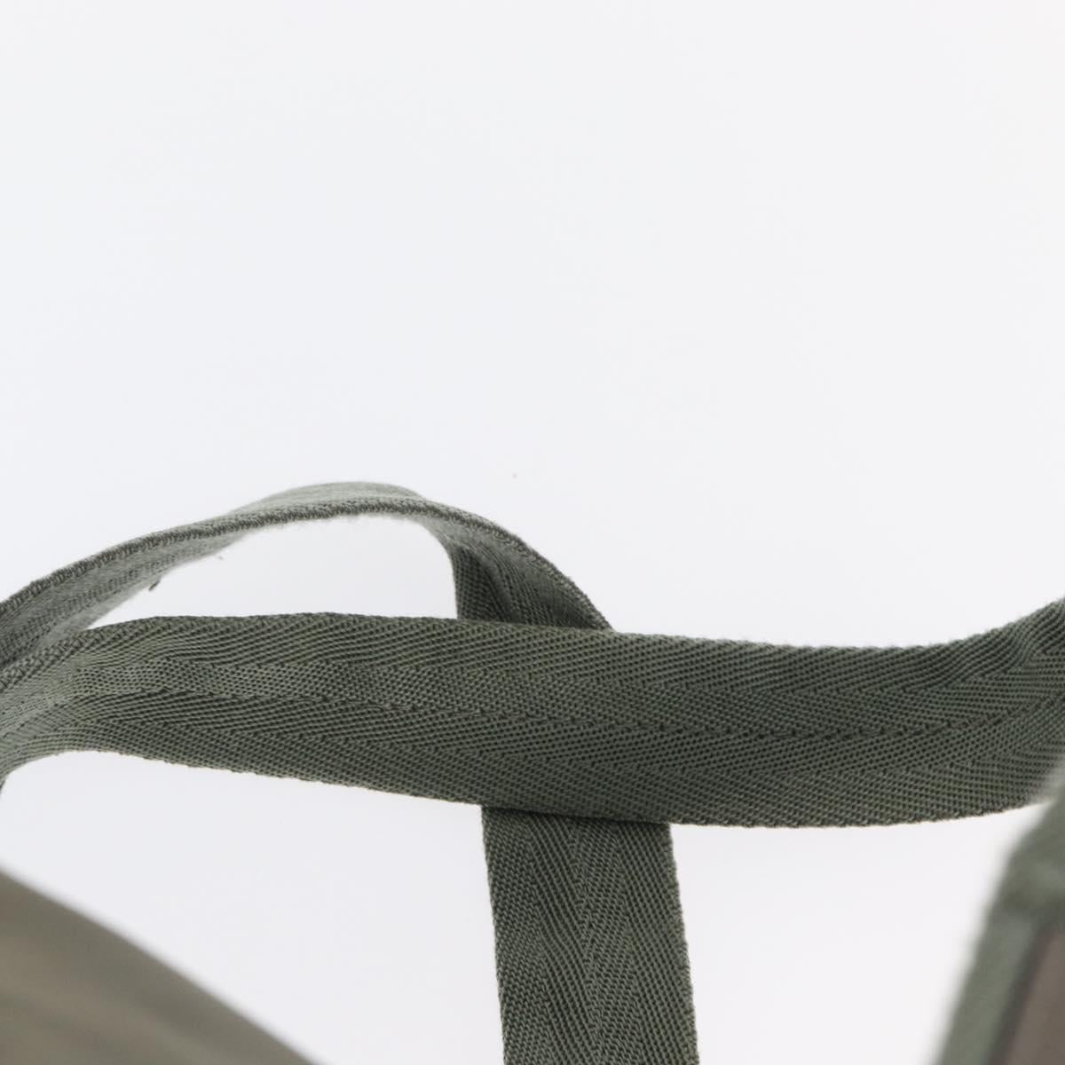 PRADA Backpack Nylon Gray Silver Auth 165573
