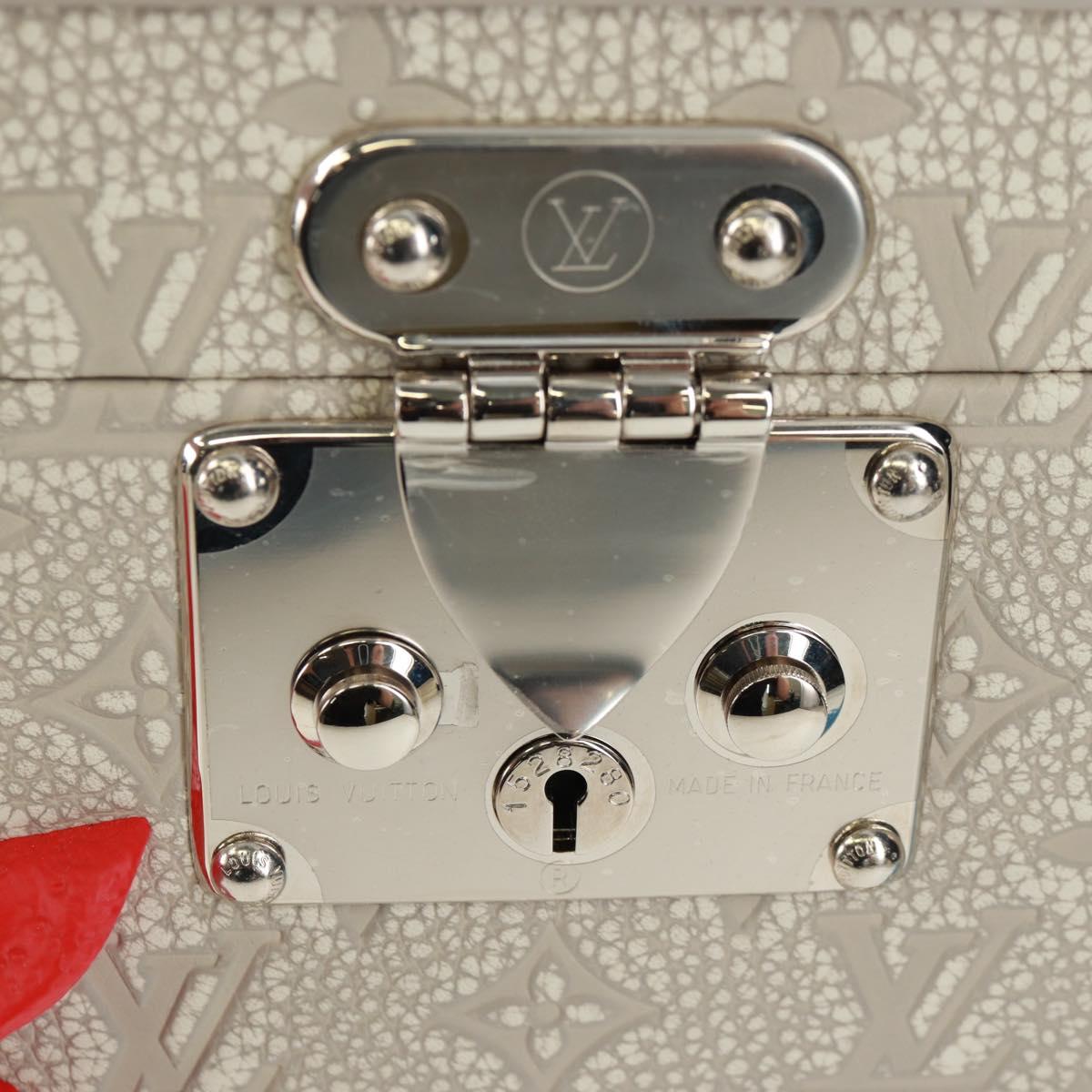 LOUIS VUITTON Monogram Climbing Toolbox Trunk Jewelry Box M20594 Auth 165605SM