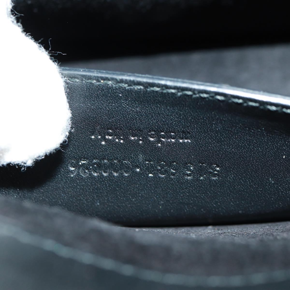 SAINT LAURENT Chain Shoulder Bag Leather Black Gold 315681 Auth 165612V