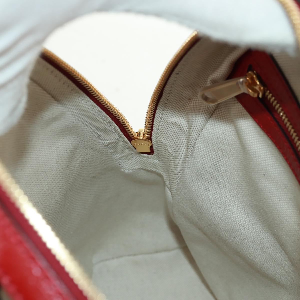 GUCCI Micro GG Supreme Doraemon Backpack PVC Beige Gold 647816 Auth 165616SAM