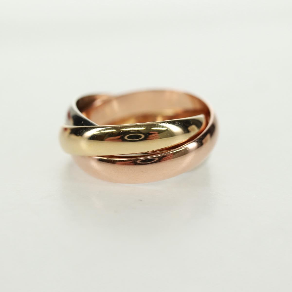 CARTIER Trinity Triple Ring Yellow Gold Gold Auth 165626SM