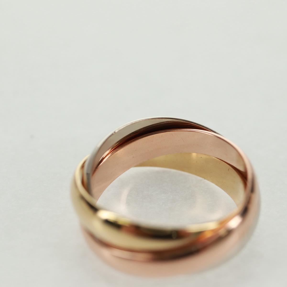CARTIER Trinity Triple Ring Yellow Gold Gold Auth 165626SM