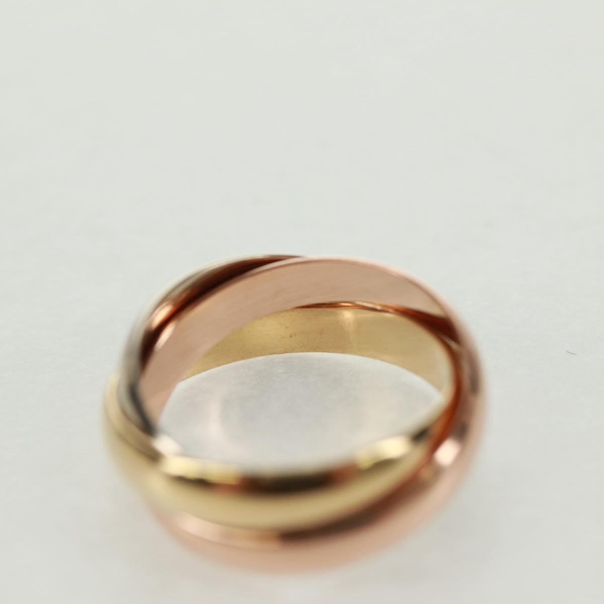 CARTIER Trinity Triple Ring Yellow Gold Gold Auth 165626SM