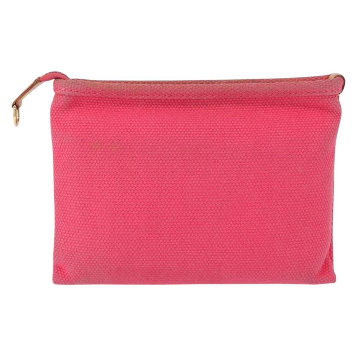 LOUIS VUITTON Antigua Pochette Plat PM Pouch Pink Rose M40068 LV Auth 165628
