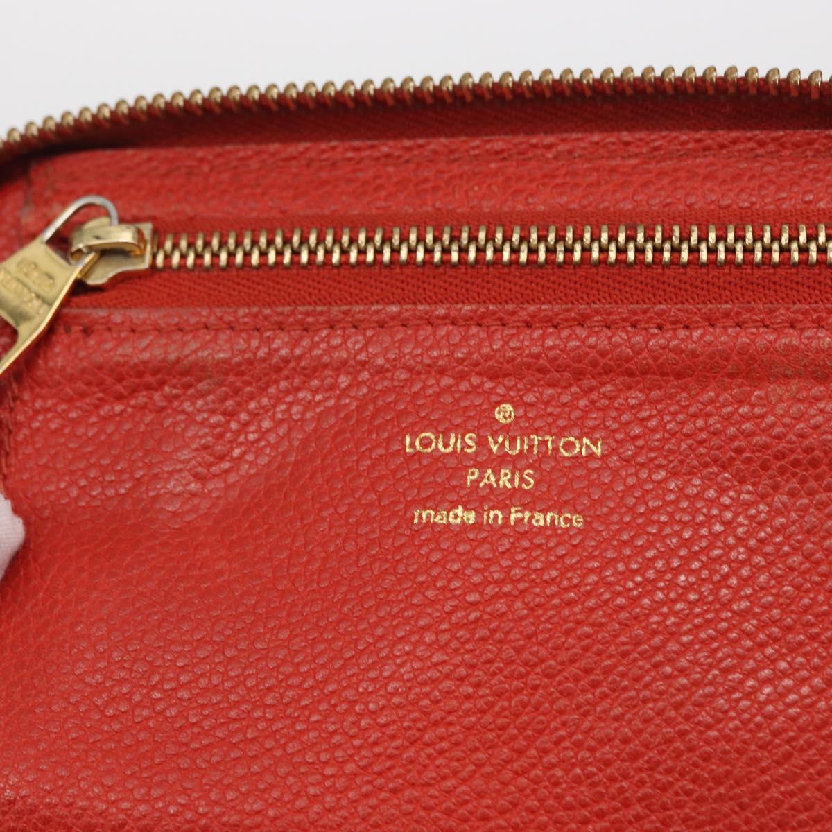 LOUIS VUITTON Empreinte Portefeuille Scalette Compact Wallet M60295 Auth 165629