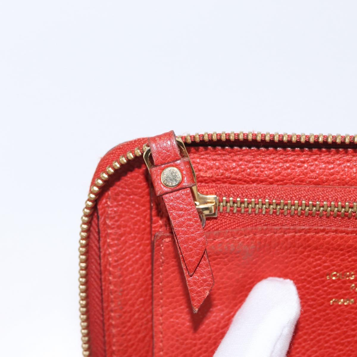 LOUIS VUITTON Empreinte Portefeuille Scalette Compact Wallet M60295 Auth 165629