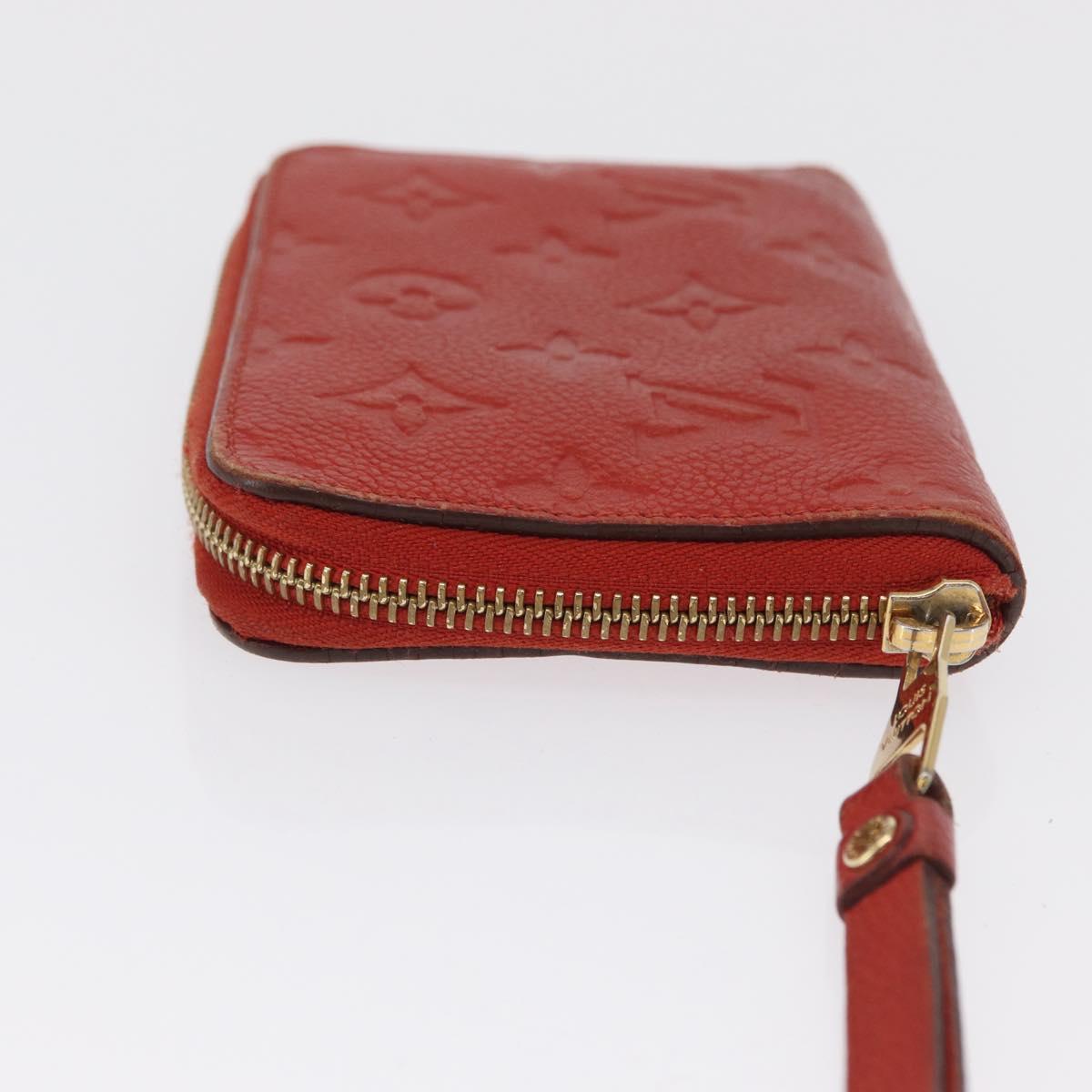 LOUIS VUITTON Empreinte Portefeuille Scalette Compact Wallet M60295 Auth 165629