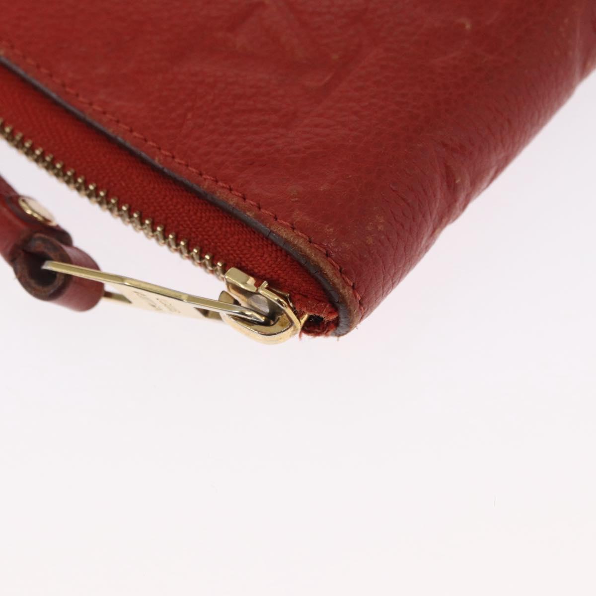 LOUIS VUITTON Empreinte Portefeuille Scalette Compact Wallet M60295 Auth 165629