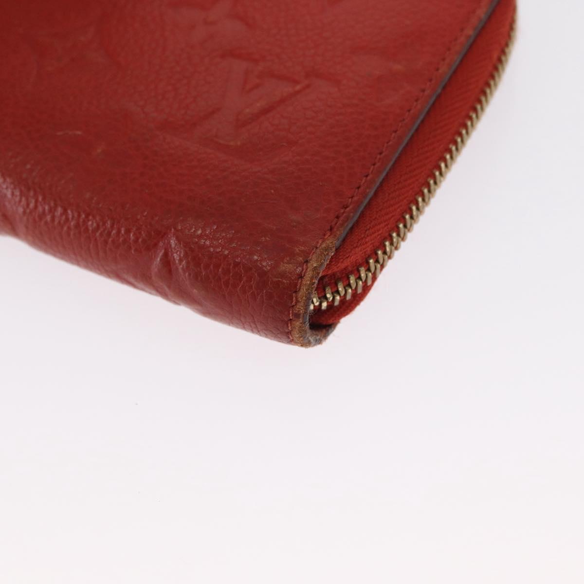 LOUIS VUITTON Empreinte Portefeuille Scalette Compact Wallet M60295 Auth 165629
