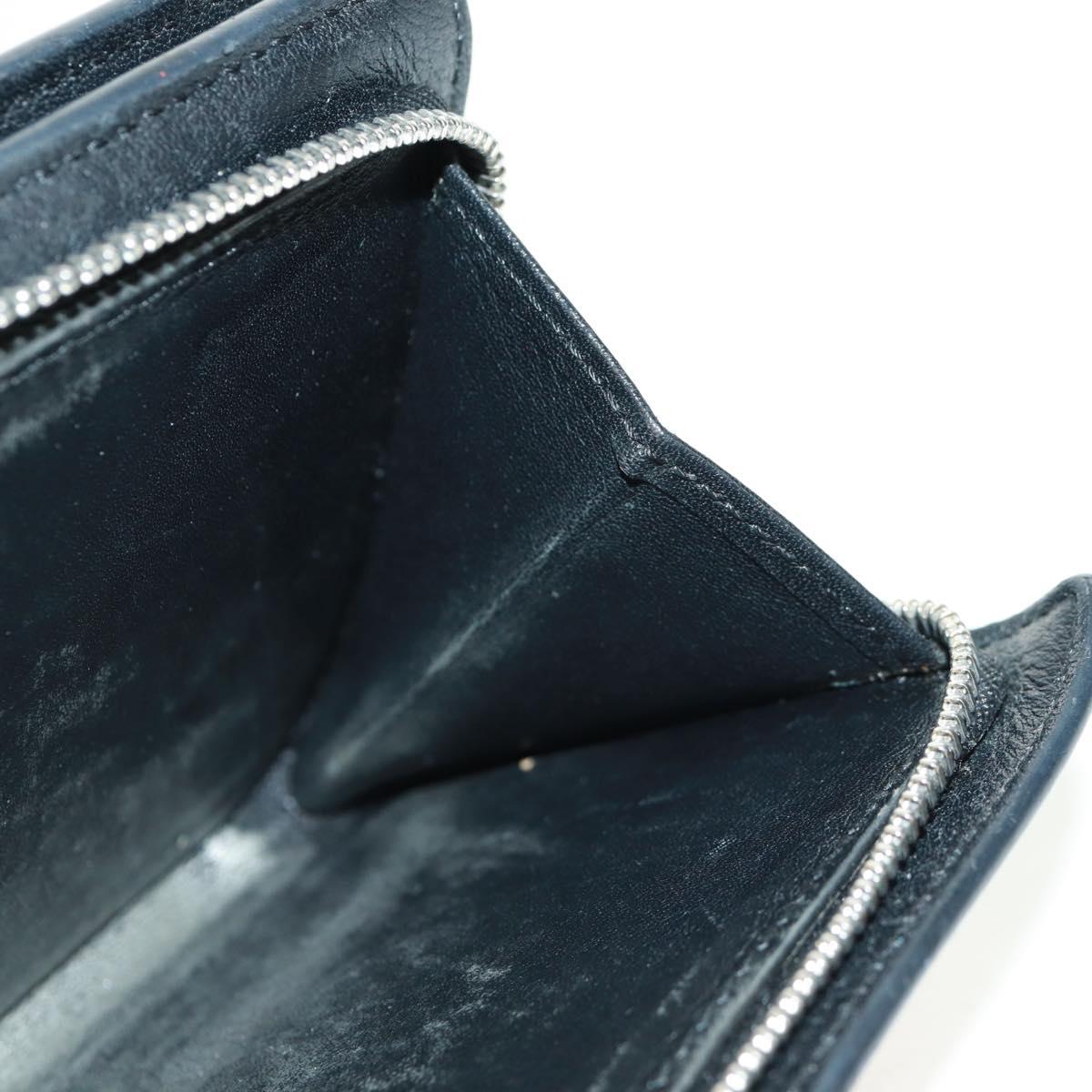 LOEWE Wallet Leather Black Brown Auth 165632SAM