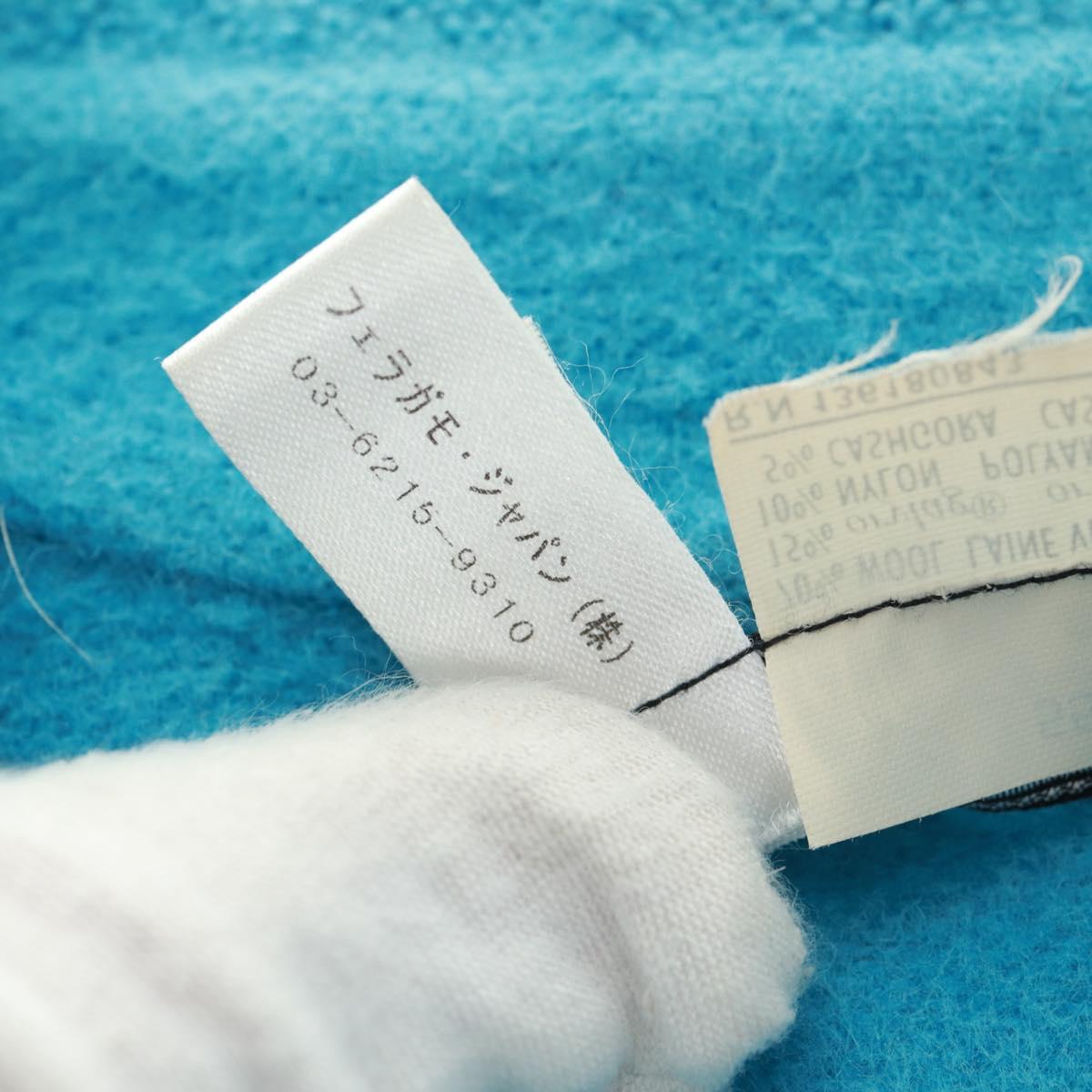 Salvatore Ferragamo Jacket Wool Light Blue Auth 165633