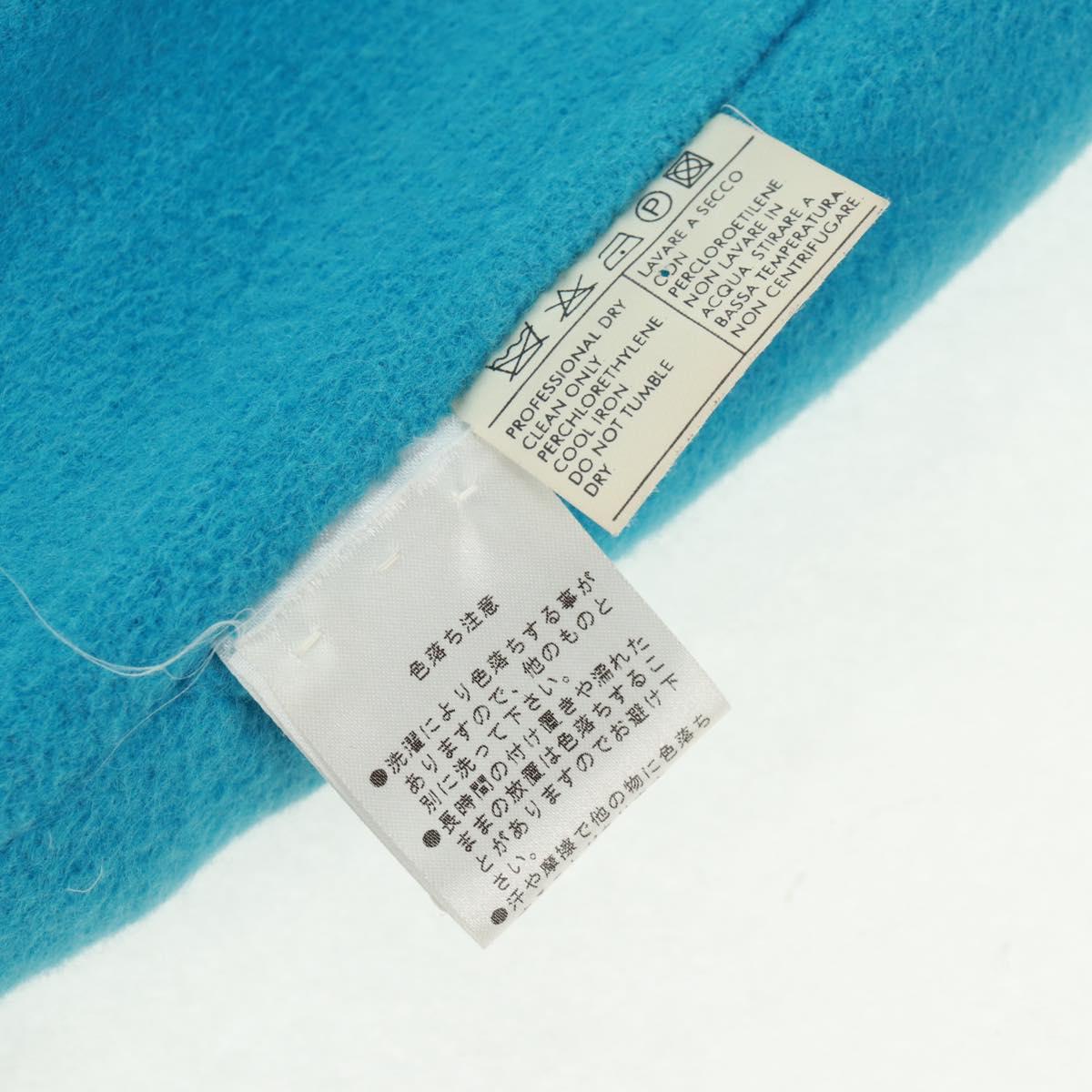 Salvatore Ferragamo Jacket Wool Light Blue Auth 165633