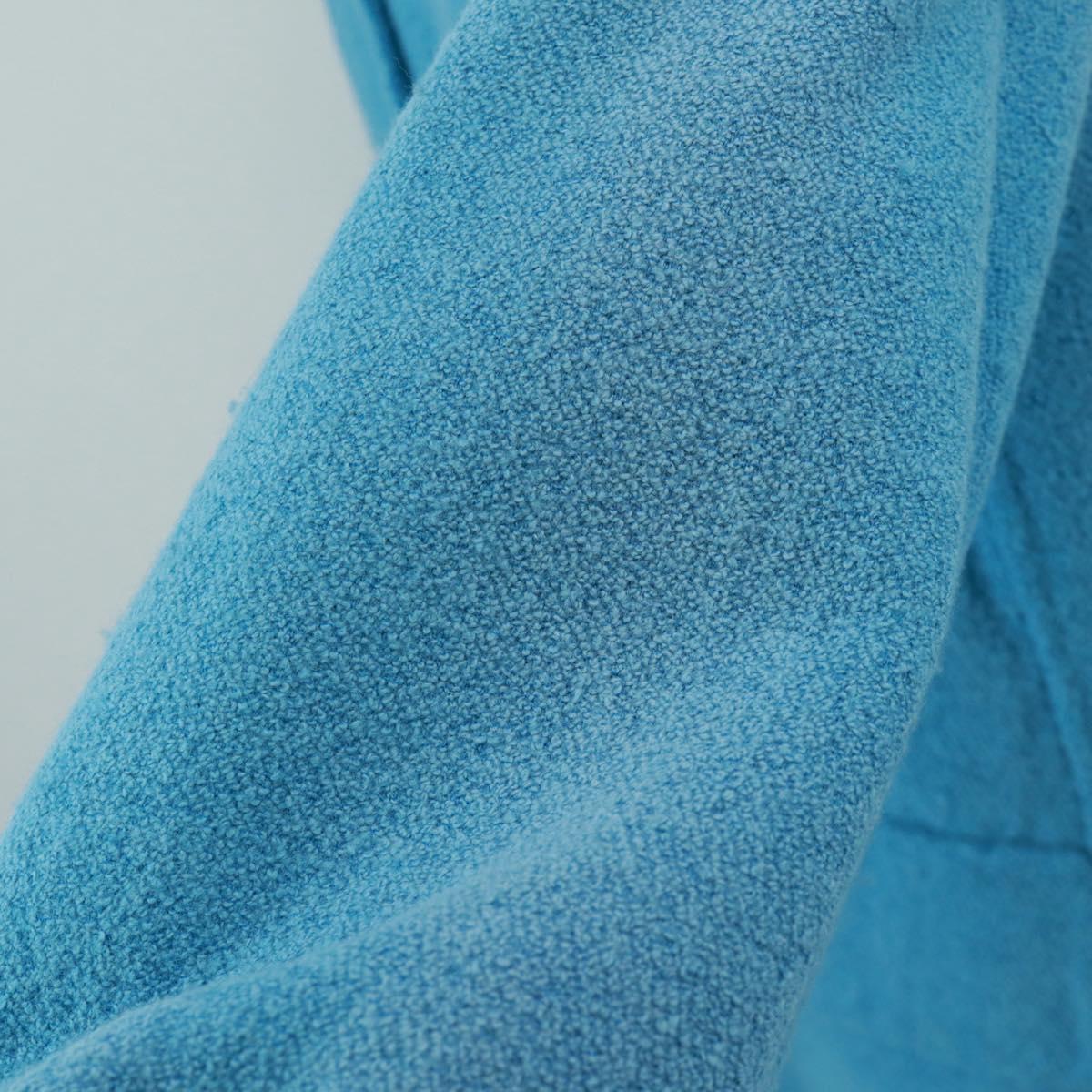 Salvatore Ferragamo Jacket Wool Light Blue Auth 165633