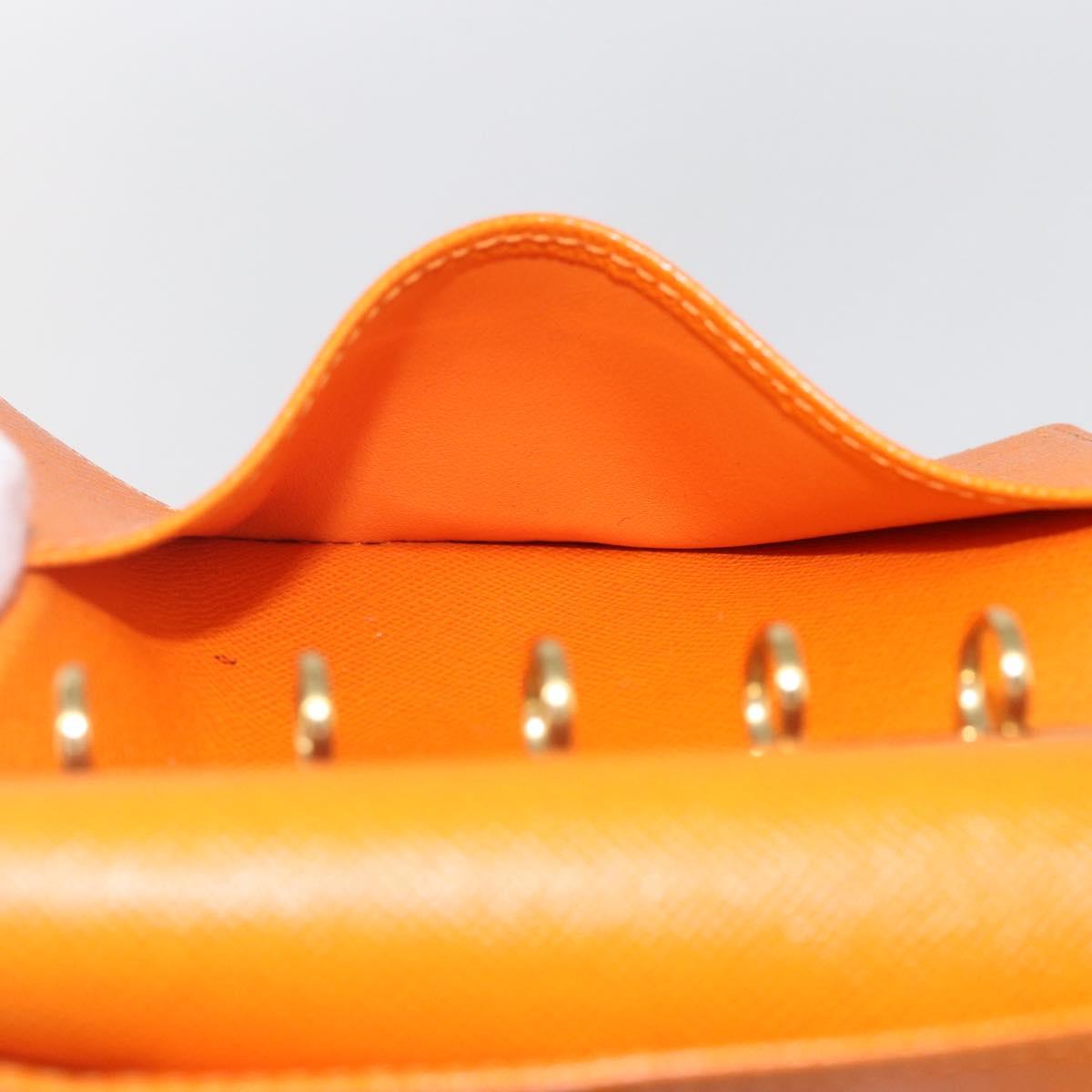 LOUIS VUITTON Epi Agenda PM Day Planner Cover Orange Mandarin R2005H Auth 165636