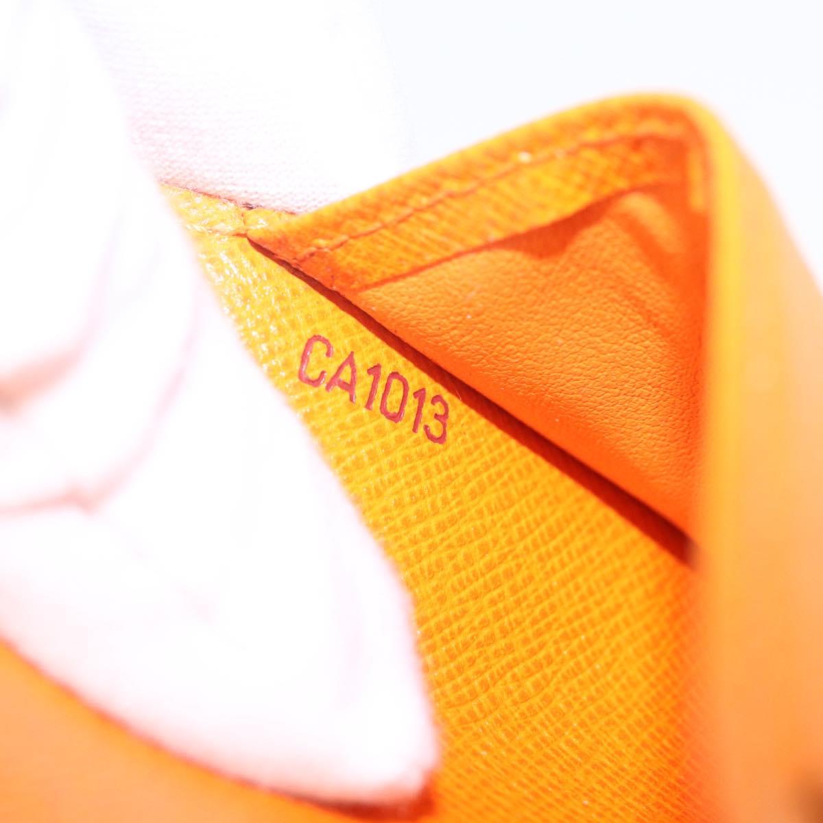LOUIS VUITTON Epi Agenda PM Day Planner Cover Orange Mandarin R2005H Auth 165636