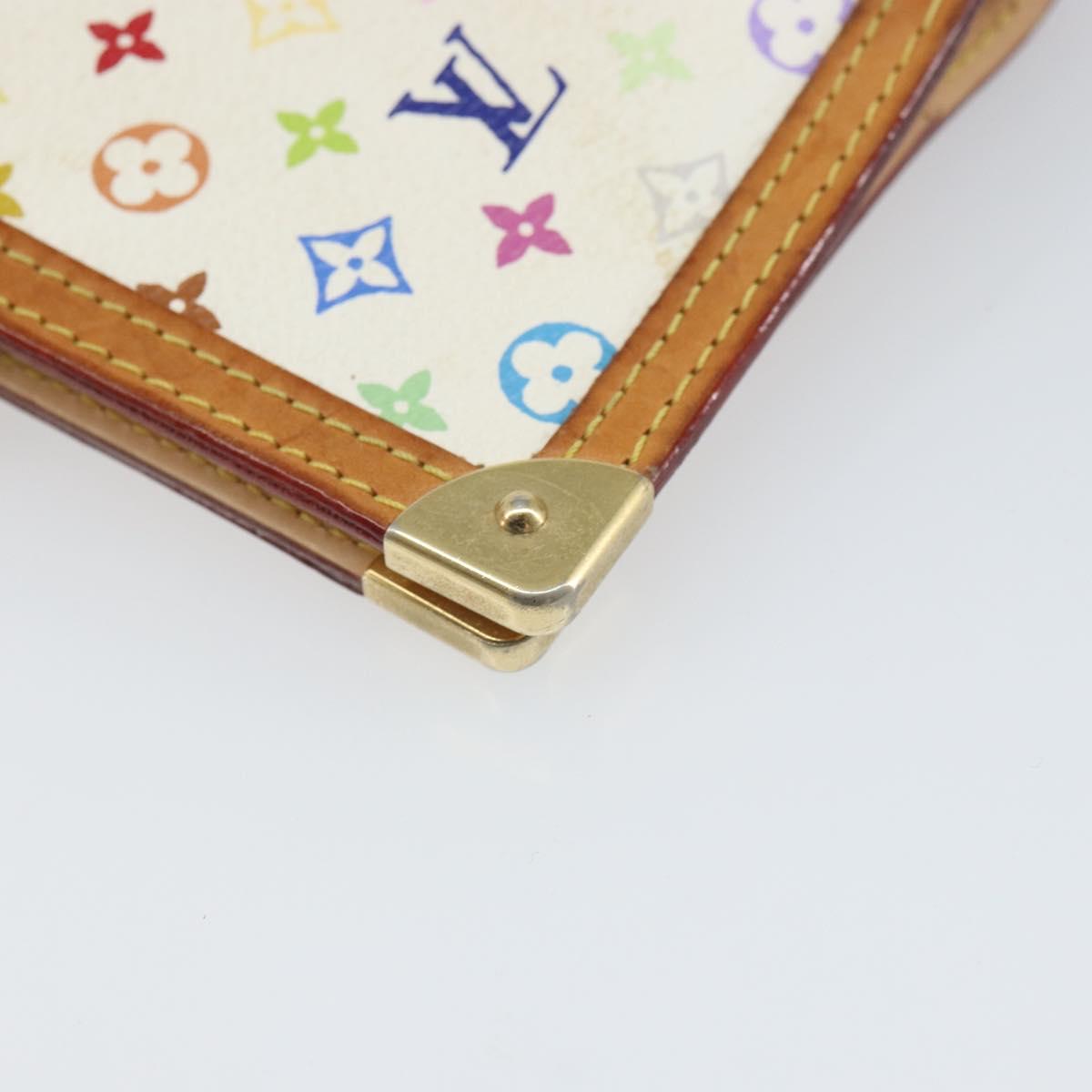 LOUIS VUITTON Multicolor Agenda PM Day Planner Cover White R21074 LV Auth 165640