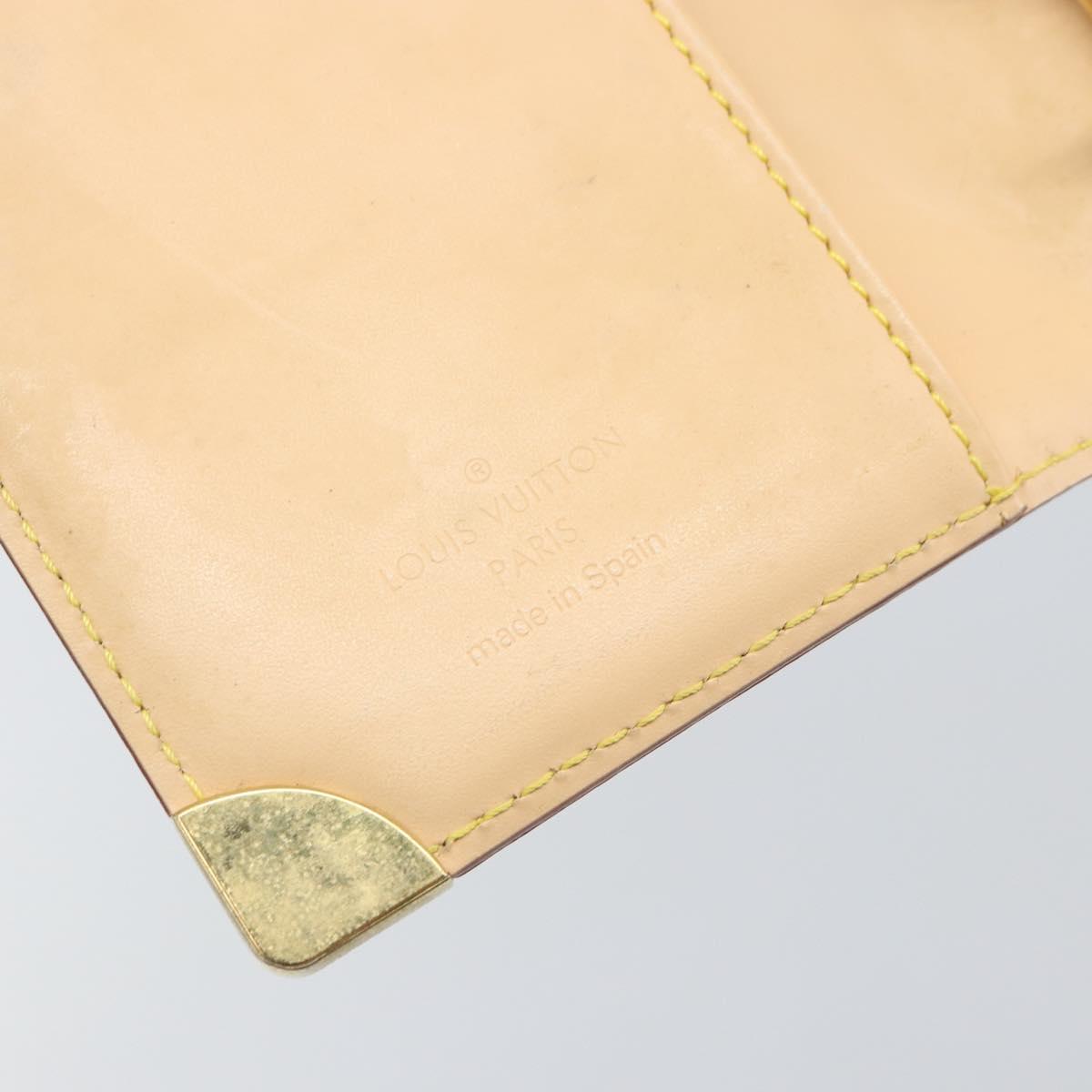 LOUIS VUITTON Multicolor Agenda PM Day Planner Cover White R21074 LV Auth 165640