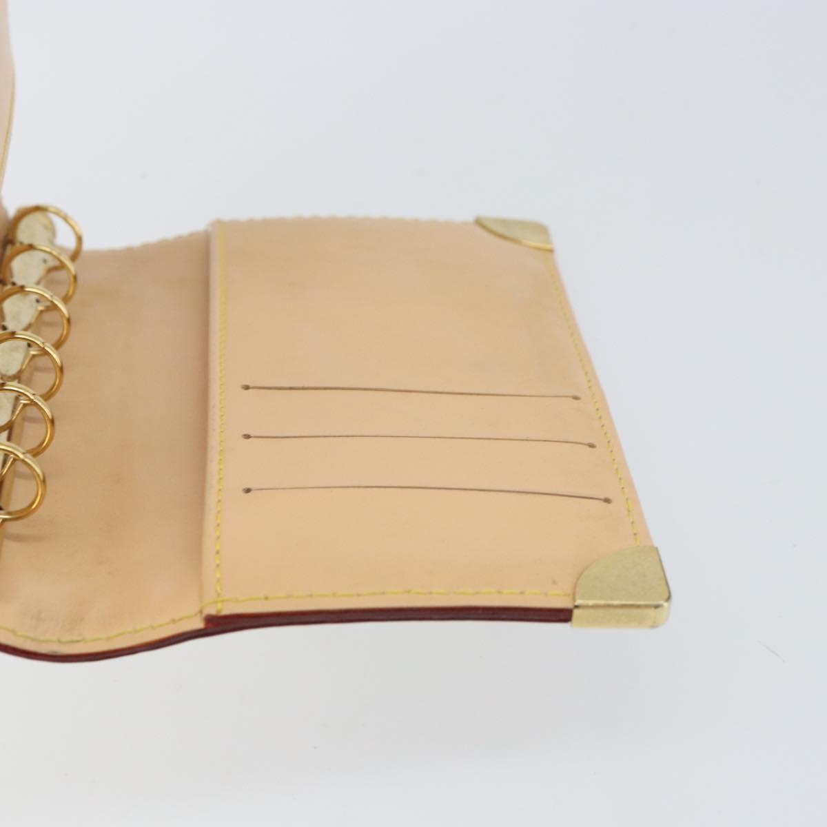 LOUIS VUITTON Multicolor Agenda PM Day Planner Cover White R21074 LV Auth 165640