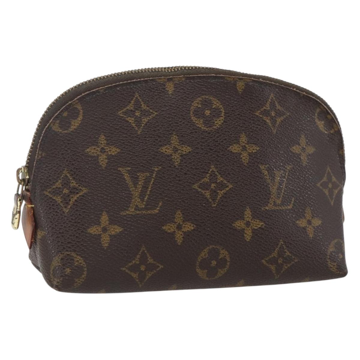 LOUIS VUITTON Monogram Pochette Cosmetic PM Pouch M43998 LV Auth 165641