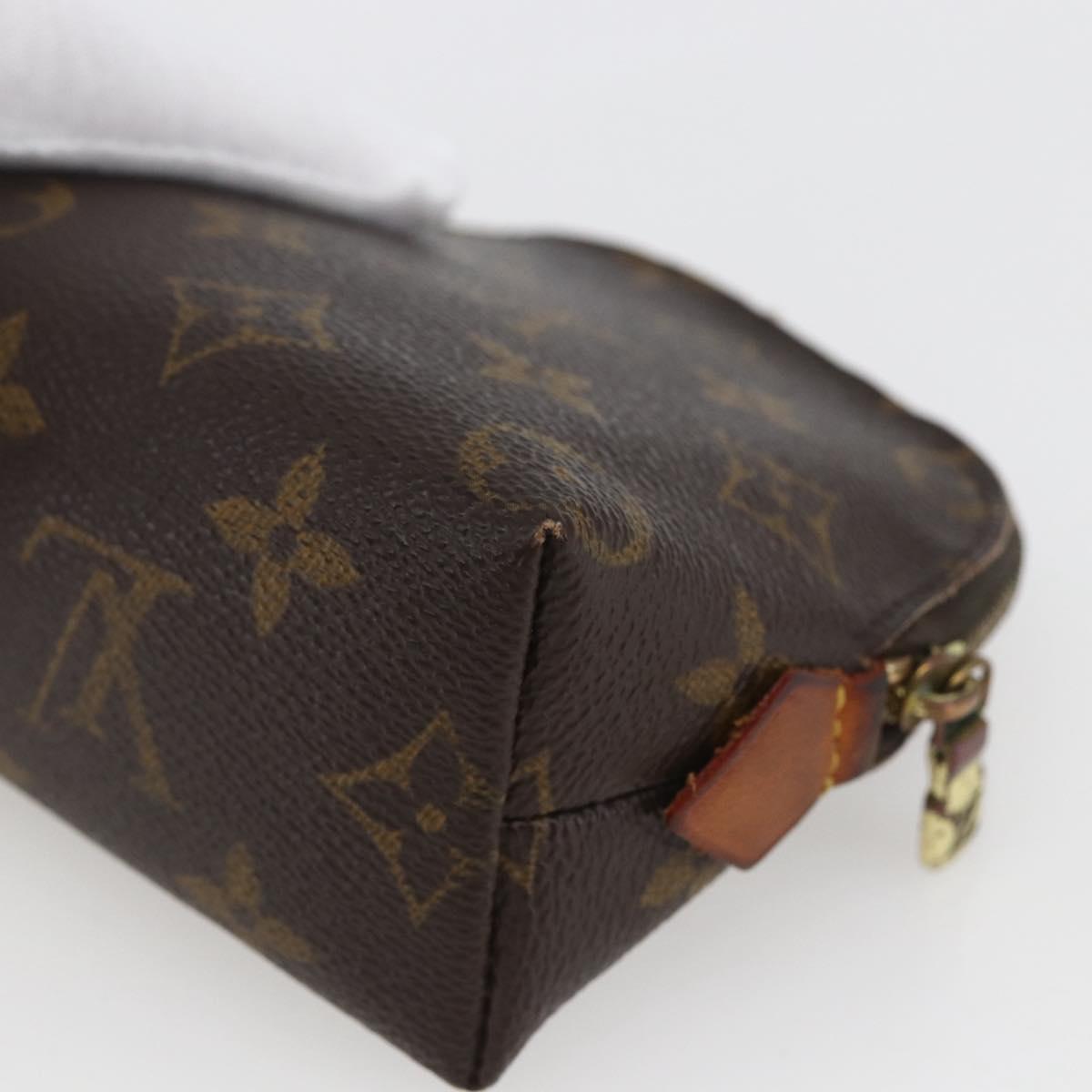 LOUIS VUITTON Monogram Pochette Cosmetic PM Pouch M43998 LV Auth 165641