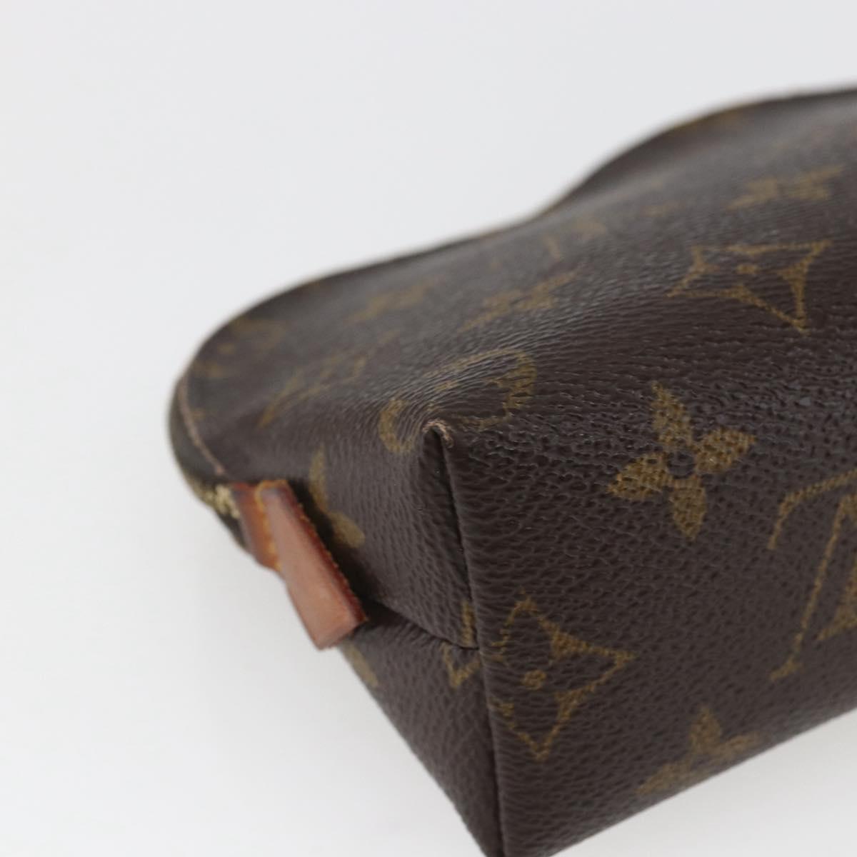 LOUIS VUITTON Monogram Pochette Cosmetic PM Pouch M43998 LV Auth 165641